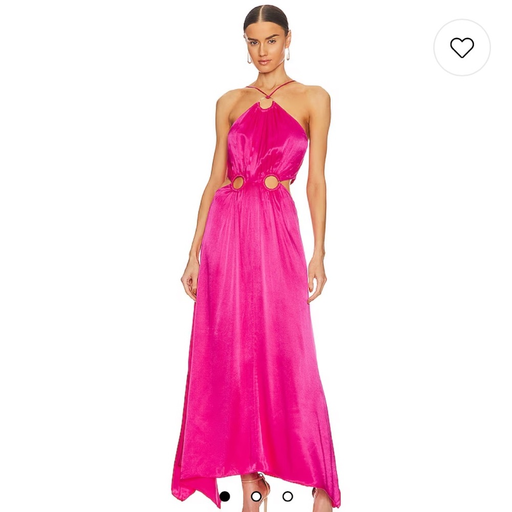 Visitant Maxi Dress in Hot Pink